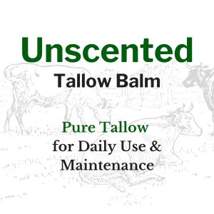 Unscented tallow balm product photo