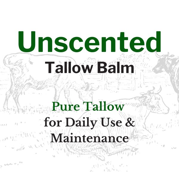 Unscented tallow balm product photo